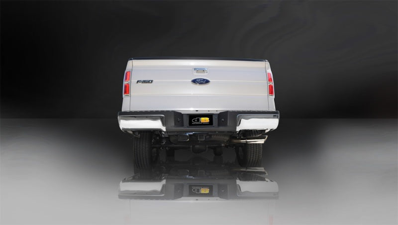 Corsa Performance 11-13 Ford F-150 EcoBoost 3.5L V6 Polished Sport Cat-Back Exhaust