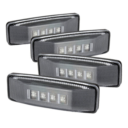 SPYDER Xtune Dodge Ram 94-02 Dually 2 Red LED+2 Amber LED Fender Lights 4pcs Clear ACC-LED-DR94-FE-C 9924699