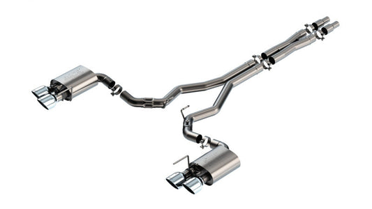 Borla 2024 Ford Mustang Dark Horse 5.0L V8 w/ Active Exhaust ATAK Cat-Back Exhaust System 140965