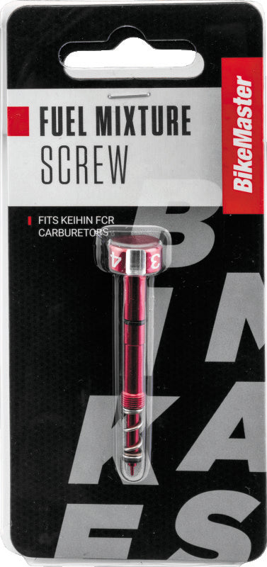 BikeMaster Fuel Mixture Screw - Red