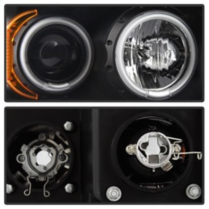 Spyder Dodge Ram 1500 02-05/Ram 2500 03-05 Projector Headlights LED Halo LED Blk PRO-YD-DR02-HL-BK 5009975