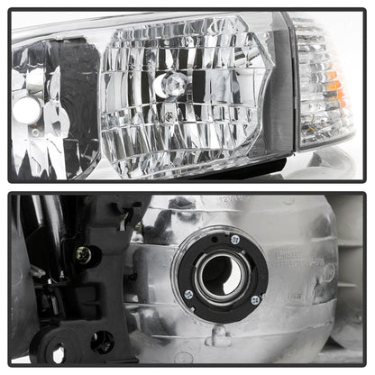 SPYDER xTune 00-01 Toyota Camry 4pc OEM Style Headlights w/Corner Lights - Chrome (HD-JH-TCAM00-SET-C) 9042812