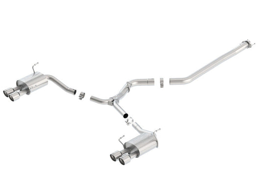 Borla 11-14 Subaru Impreza WRX/STI Sedan 4dr ATAK SS Catback Exhaust 140418