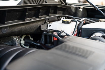 CORSA Performance Corsa 19-22 Silverado/Sierra & 21-22 Tahoe/Suburban/Yukon/Denali Aluminum Oil Catch Can w/ Bracket CC0011