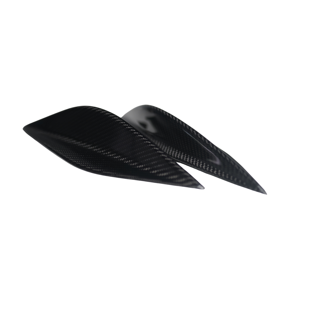 JDMuscle Carbon Fiber Spoiler Fin for 15-21 Subaru STI OEM Spoiler