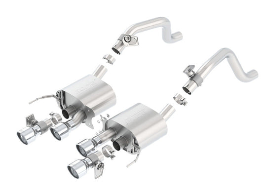 Borla 2014 Chevrolet Corvette C7 6.2L 8cyl S Type Exhaust w/ NPP Dual Mode (rear section only) 11874