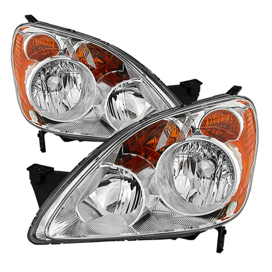 SPYDER xTune Honda CRV (Japan Built Models Only) 2005-2006 OEM Style Headlights - Chrome HD-JH-HCRV05-JP-C 9035302