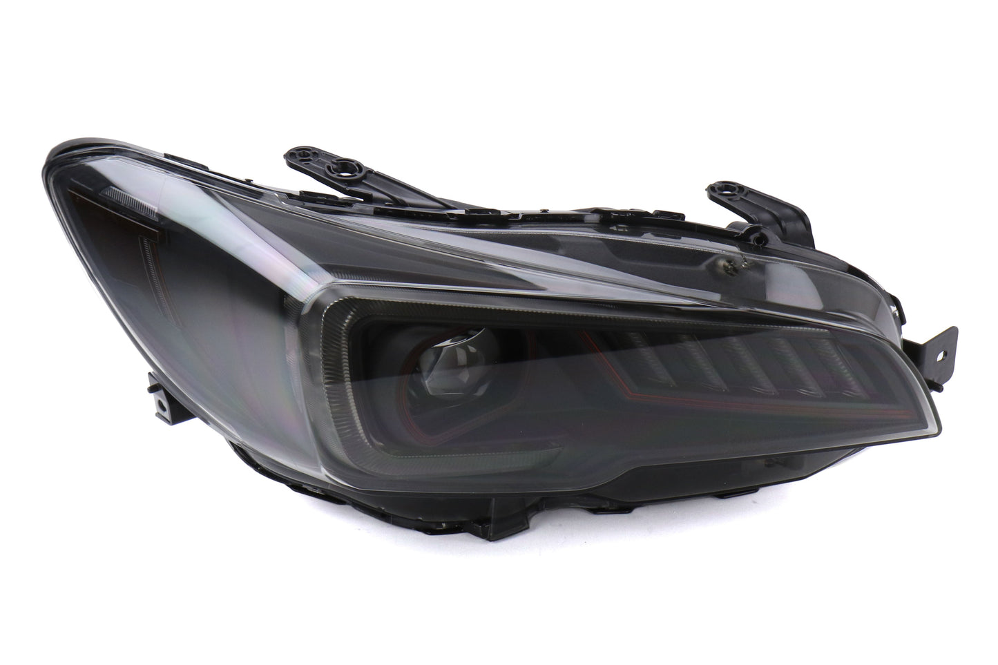 OLM Sokudo LED Headlights with DRL + Sequential Turns - 2015-2021 Subaru WRX / STI