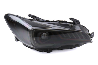 OLM Sokudo LED Headlights with DRL + Sequential Turns - 2015-2021 Subaru WRX / STI