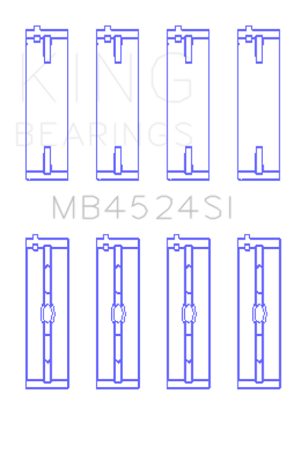 King Engine Bearings Nissan VR38DETT/VQ35HR/VQ37HR Main Bearing Set