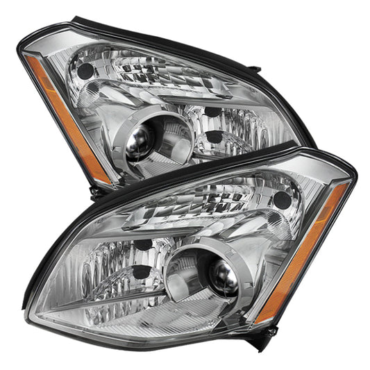 SPYDER Xtune Nissan Maxima (Halogen Only) 07-08 Crystal Headlights Chrome HD-JH-NM07-AM-C 9025556