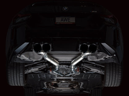AWE Tuning 23-24 BMW G87 M2 Track Edition Exhaust - Diamond Black Tips