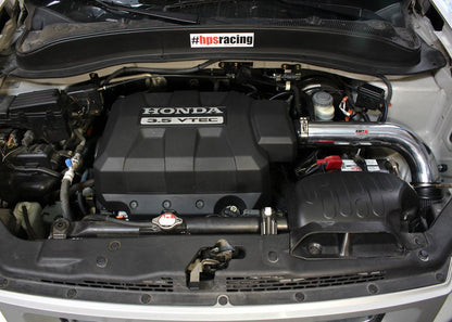 HPS Shortram Air Intake Kit 2006-2008 Honda Ridgeline 3.5L V6, Black