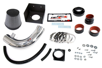 HPS Shortram Air Intake Kit 1997-2004 Ford Expedition 4.6L 5.4L V8, Includes Heat Shield, Polish