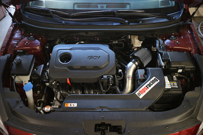 HPS Shortram Air Intake Kit 2016-2018 Kia Optima 2.4L Non Turbo, Includes Heat Shield, Blue