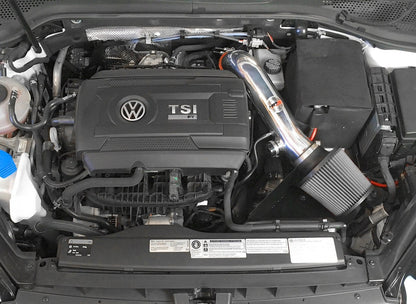 HPS Shortram Air Intake Kit 2015-2017 Audi S3 2.0T TFSI Turbo, Includes Heat Shield, Blue