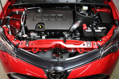 HPS Shortram Air Intake Kit 2009-2019 Toyota Corolla 1.8L, Includes Heat Shield, Red