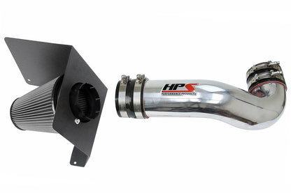 HPS Shortram Air Intake Kit 2007-2008 Chevy Tahoe 4.8L 5.3L V8, Includes Heat Shield, 827-622