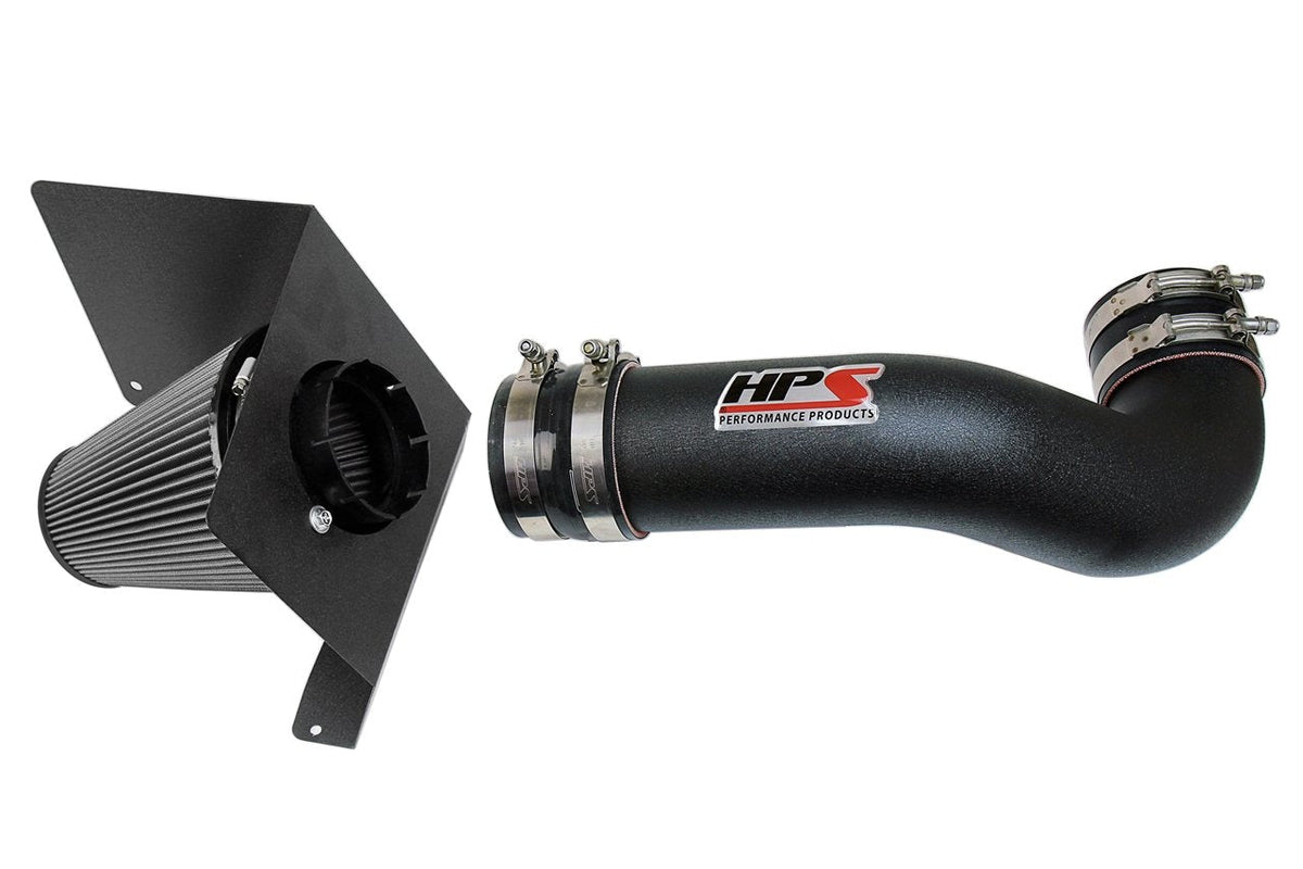HPS Shortram Air Intake Kit 2007-2008 Chevy Tahoe 4.8L 5.3L V8, Includes Heat Shield, 827-622