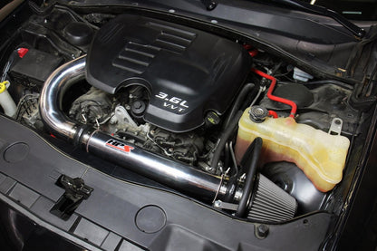 HPS Shortram Air Intake Kit 2011-2018 Chrysler 300 3.6L V6, Includes Heat Shield, Black