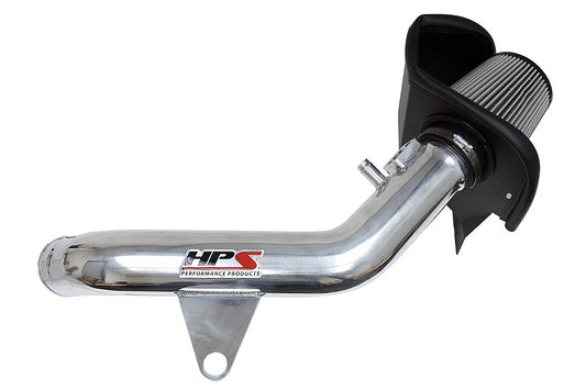 HPS Shortram Air Intake Kit 2013-2015 BMW 335i 335ix F31 F34 3.0L Turbo N55, Includes Heat Shield, Polish