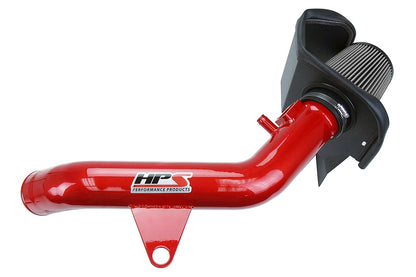 HPS Shortram Air Intake Kit 2013-2015 BMW 335i 335ix F31 F34 3.0L Turbo N55, Includes Heat Shield, Red
