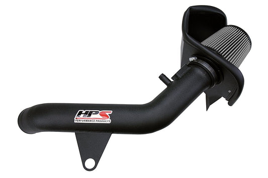 HPS Shortram Air Intake Kit 2014-2016 BMW M235i F22 3.0L Turbo N55, Includes Heat Shield, Black