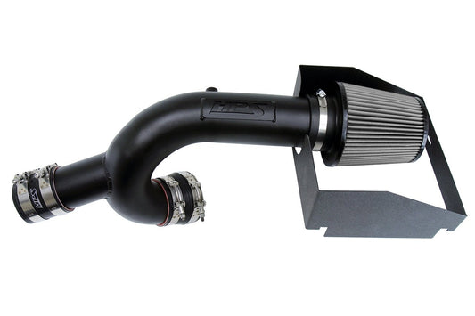 HPS Shortram Air Intake Kit 2015-2016 Ford F150 3.5L Ecoboost Turbo, Includes Heat Shield, Black
