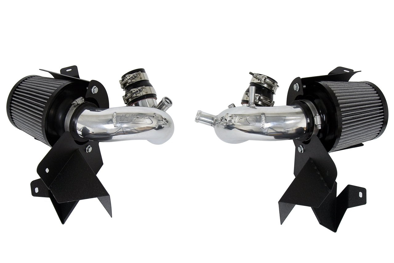 HPS Performance HPS Shortram Air Intake Kit with Heat Shield 2019-2024 Hyundai Genesis G70 3.3L V6 Twin Turbo, 827-703