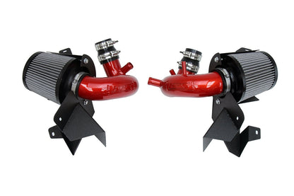 HPS Performance HPS Shortram Air Intake Kit with Heat Shield 2019-2024 Hyundai Genesis G70 3.3L V6 Twin Turbo, 827-703