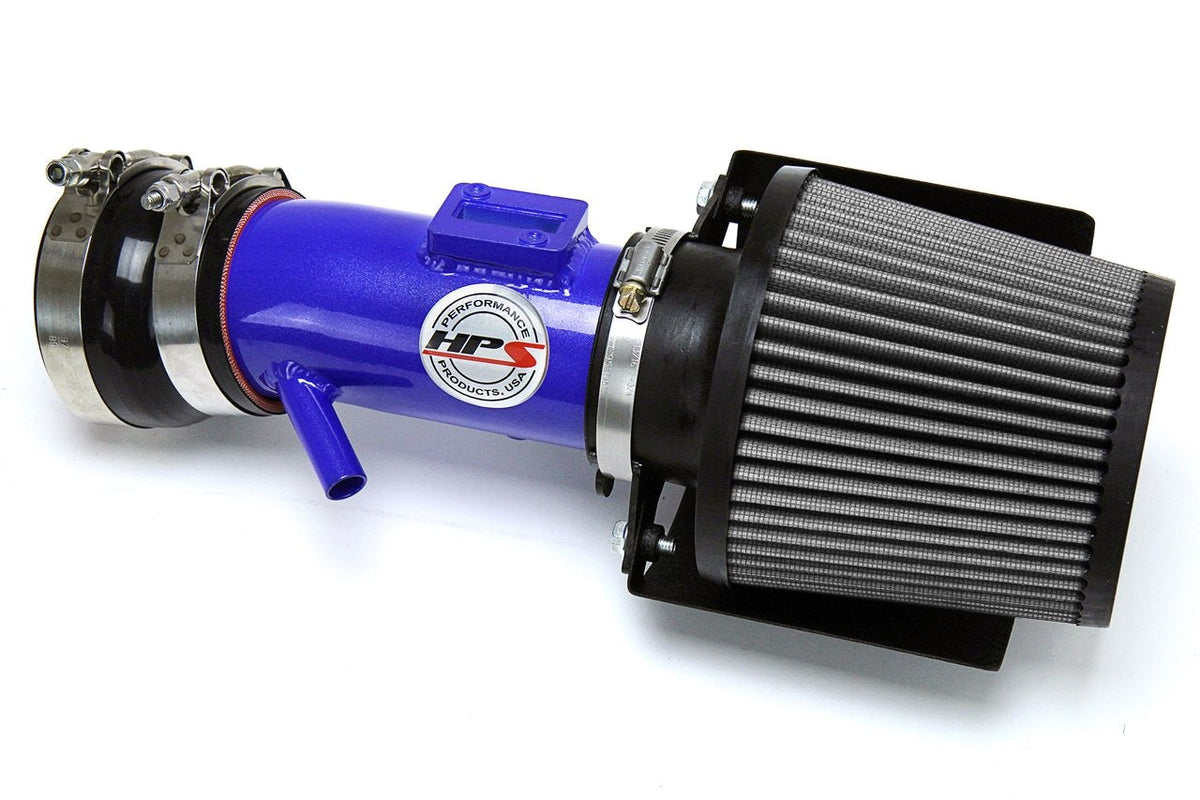 HPS Shortram Air Intake Kit 2015-2018 Nissan Murano 3.5L V6, Includes Heat Shield, Blue