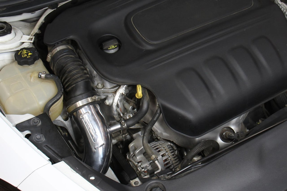 HPS Cold Air Intake Kit 2013-2016 Dodge Dart 2.4L Non Turbo, Polish
