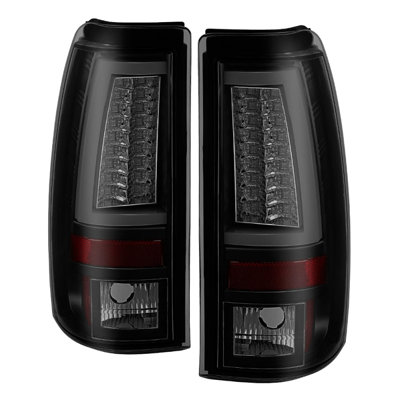 Spyder 03-06  Chevy Silverado (Does Not Fit Stepside) Version 2 LED Tail Lights - Black Smoke 5083272