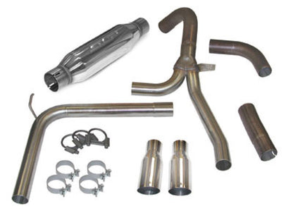 SLP 1998-2002 Chevrolet Camaro LS1 LoudMouth Cat-Back Exhaust System w/ 3.5in Slash Cut Tips