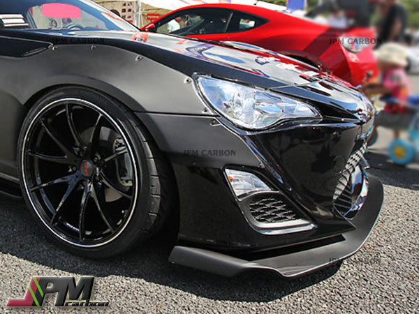 G Style Carbon Fiber Front Lip Fits For 2012-2016 Toyota GT86 & Scion FR-S  Only