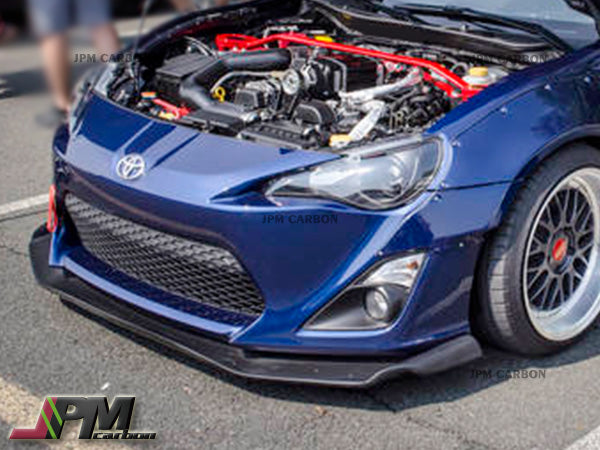 G Style Carbon Fiber Front Lip Fits For 2012-2016 Toyota GT86 & Scion FR-S  Only