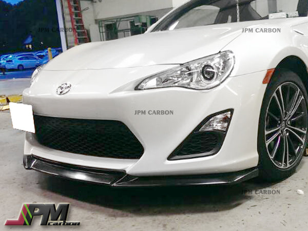 HT Style Carbon Fiber Front Lip Fits For 2012-2016 Toyota GT86 & Scion FR-S  Only