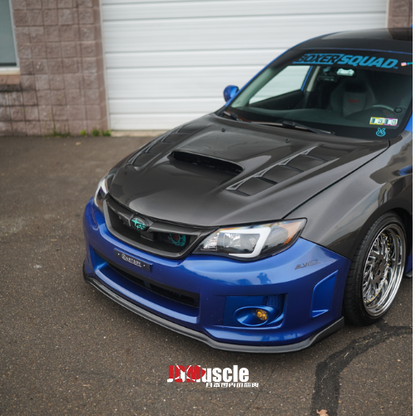 JDMuscle [11-14 WRX/STI] CS2 STYLE FRONT CARBON FIBER LIP
