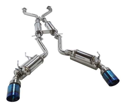 HKS Dual Hi-Power Ti Titanium Tip Exhaust 370Z