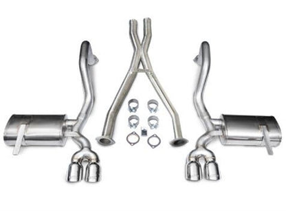 Corsa Performance 97-04 Chevrolet Corvette C5 Z06 5.7L V8 Polished Xtreme Cat-Back + XO