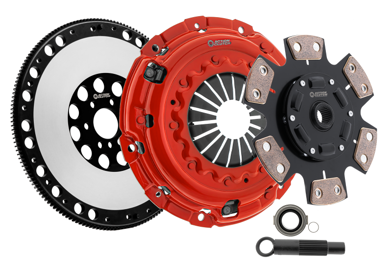 Action Clutch 02-06 Acura RSX 2.0L (K20A3) Stage 3 Clutch Kit (1MS) w/Lightened Flywheel ACR-0484 *Discontinued