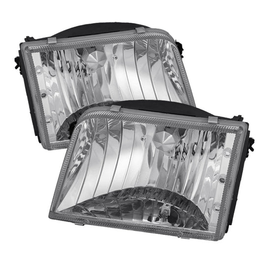 SPYDER Xtune Ford Ranger 93-97 Crystal Headlights Chrome HD-JH-FR93-C 5073884