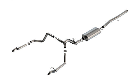 Borla 22-23 Chevrolet Silverado 1500 ZR2 &amp; AT4X 6.2L CC SB 147.5in WB Touring Cat-Back 140913