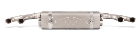 Akrapovic 16-17 Porsche 911 Turbo/Turbo S (991.2) Slip-On Line (Titanium) (Req. Tips/Diffuser) S-PO/TI/6H