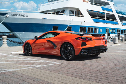 Corsa 2020-25 Corvette C8 3in Xtreme Cat-Back Exhaust 4.5in Black Quad Tips - Deletes stock AFMValve