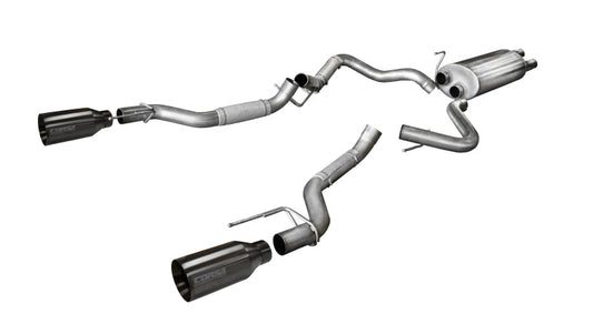 Corsa Performance 2017 Ford F-150 Raptor 3.5L Sport Cat-Back Dual Rear Exit