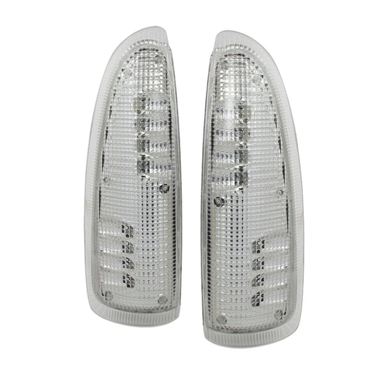 SPYDER xTune Ford Superduty F250-F650 03-07 Amber LED Mirror Signal Lens - Clear ACC-LED-FDSD99-MR-C 9924712