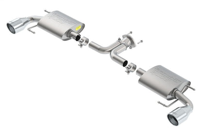 Borla 14-16 Mazda 3 2.0/2.5L AT/MT FWD S-Type Cat-Back Exhaust Single Split Rear Exit 11918