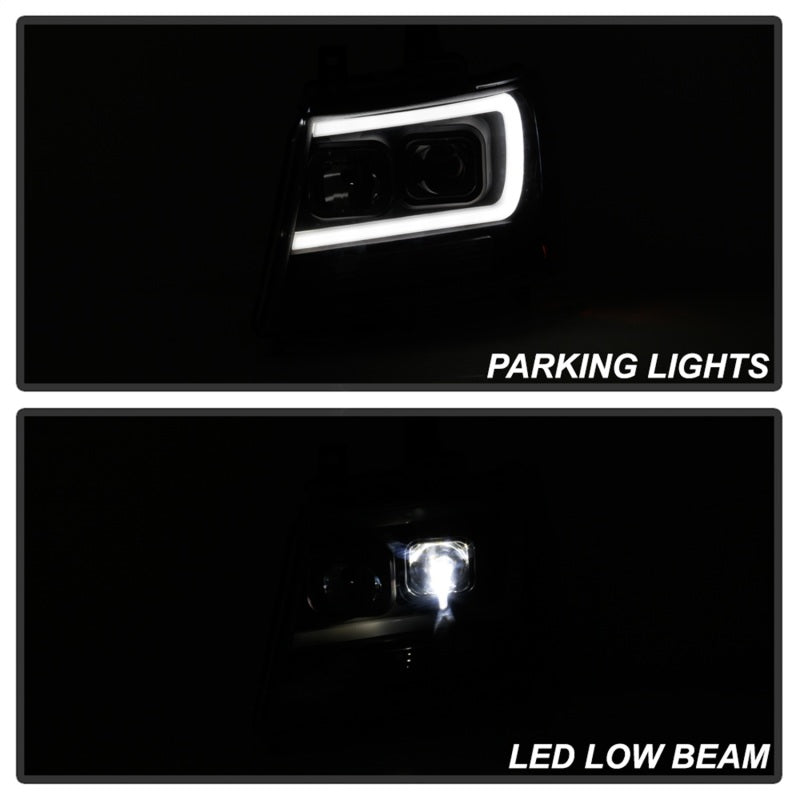 Spyder Chevy Suburban 1500/2500 07-14 Tahoe 07-14 LED Headlights Black PRO-YD-CSUB07V2PL-BK 5087515