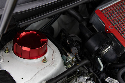 OLM Upper Suspension Mount Cover - Blue - 2015-2021 Subaru WRX / STI